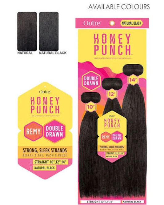 Outre Honey Punch 100% Unprocessed Remy Human Hair