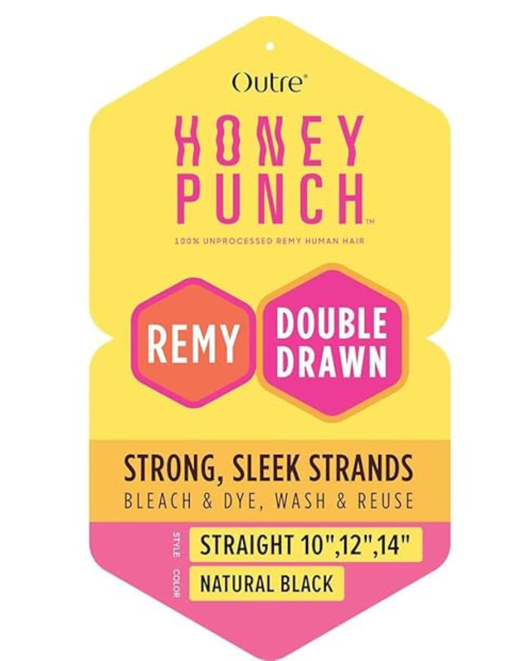 Outre Honey Punch 100% Unprocessed Remy Human Hair